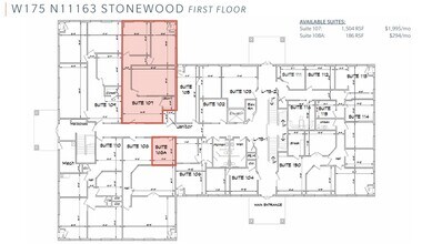 W175N11081 Stonewood Dr, Germantown, WI à louer Plan d’étage– Image 1 sur 1