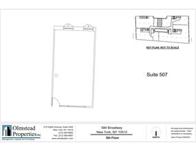 584-590 Broadway, New York, NY à louer Plan de site– Image 1 sur 1