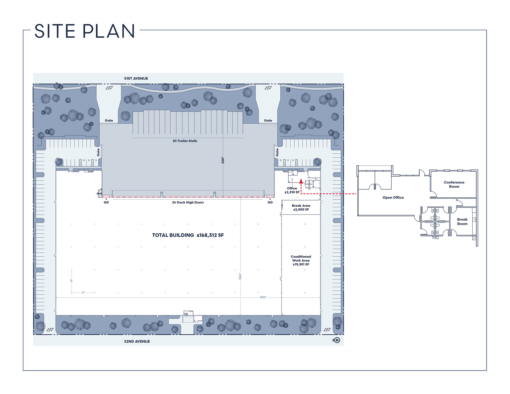 2550 S 51st Ave, Phoenix, AZ à louer Plan de site– Image 1 sur 3