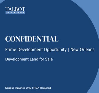 Plus de détails pour New Orleans, New Orleans, LA - Terrain à vendre