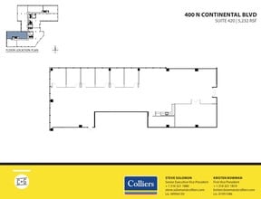 300 Continental Blvd, El Segundo, CA à louer Plan d’étage– Image 1 sur 2