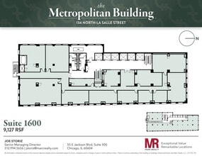 134 N LaSalle St, Chicago, IL à louer Plan d’étage– Image 1 sur 1
