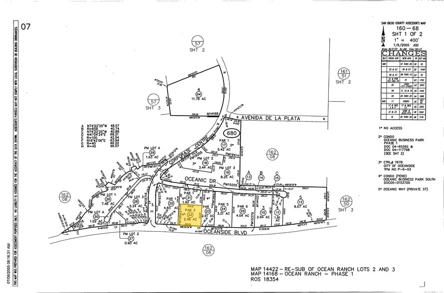 3913 Oceanic Dr, Oceanside, CA à louer - Plan cadastral – Image 2 sur 5