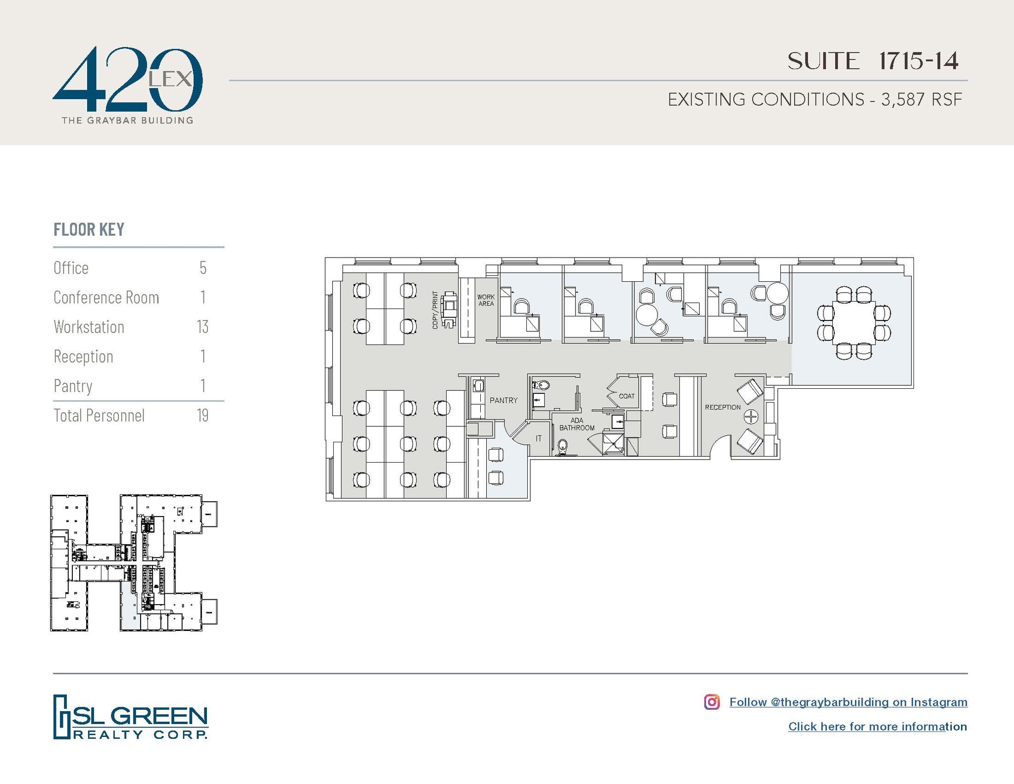 420 Lexington Ave, New York, NY à louer Plan d’étage– Image 1 sur 1