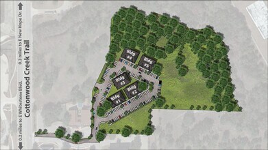 1210 Cottonwood Crk, Cedar Park, TX à louer Plan de site– Image 1 sur 1