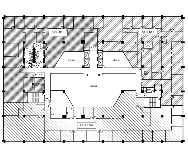 8131 Lyndon B Johnson Fwy, Dallas, TX à louer Plan d’étage– Image 1 sur 2