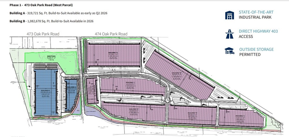 473 Oak Park Rd, Brantford, ON à louer - Plan de site – Image 2 sur 2