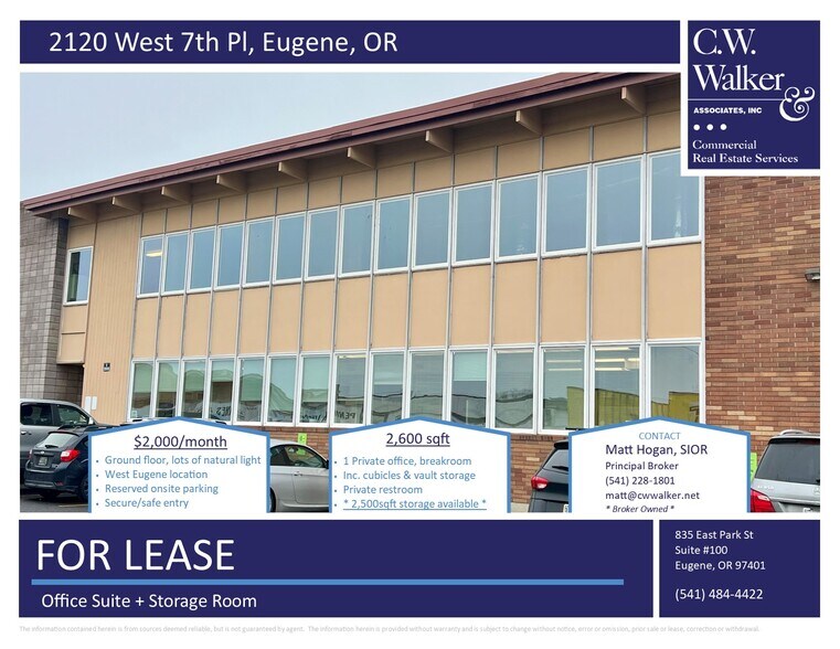 2120 W 7th Pl, Eugene, OR à louer - Photo de l’immeuble – Image 2 sur 8