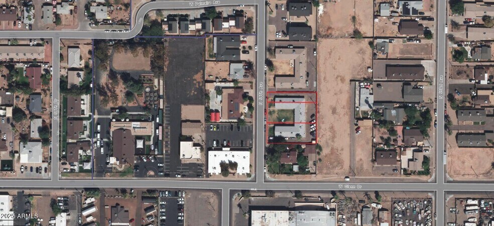 7113-7117 N 54th Ave, Glendale, AZ à vendre - Aérien – Image 2 sur 12