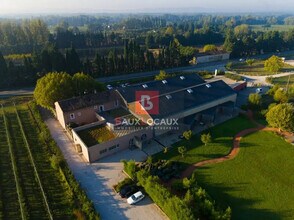 Caumont-sur-Durance, VAU - Vue aérienne vue de carte