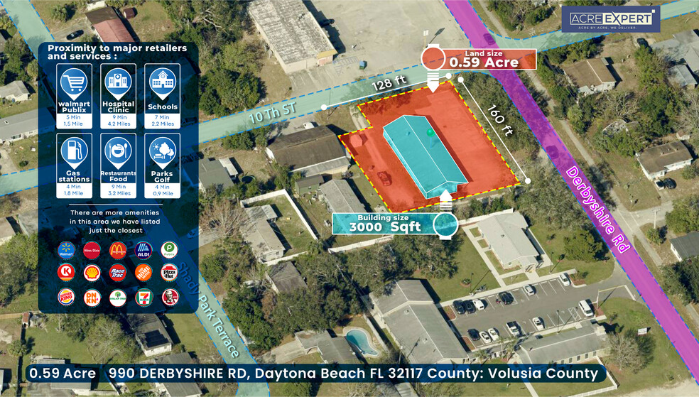 988-998 Derbyshire Rd, Daytona Beach, FL à vendre - Photo de l’immeuble – Image 3 sur 6