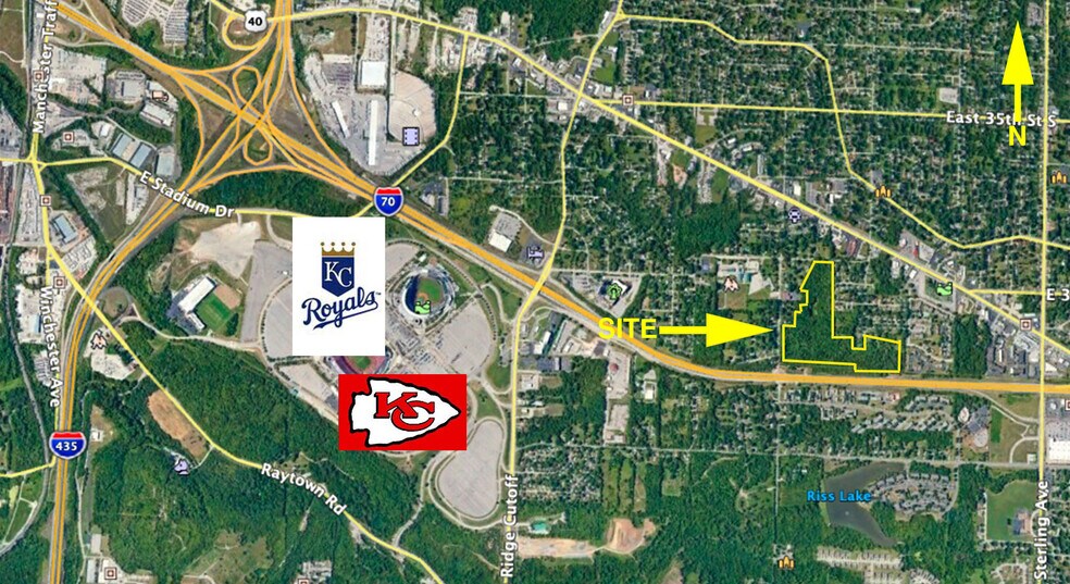 NE Quadrant of Interstate 70 & Pittman Road, Kansas City, MO à vendre - Photo de l’immeuble – Image 1 sur 1