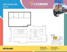 1900 Grant St, Denver, CO à louer Plan d’étage– Image 1 sur 1