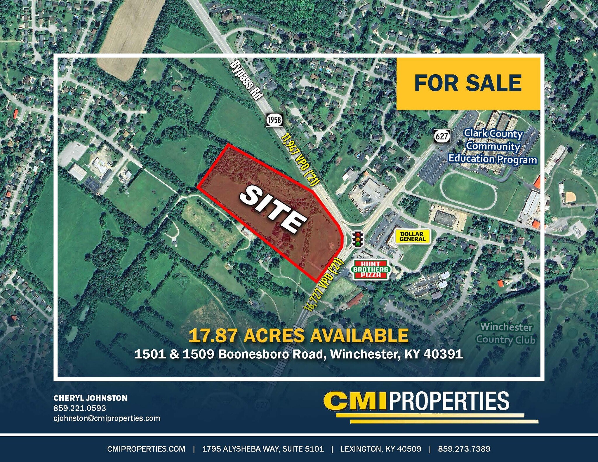 1509 Boonesboro Rd, Winchester, KY à vendre Aérien– Image 1 sur 2