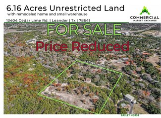 Plus de détails pour 13404 Cedar Lime Rd, Leander, TX - Terrain à vendre
