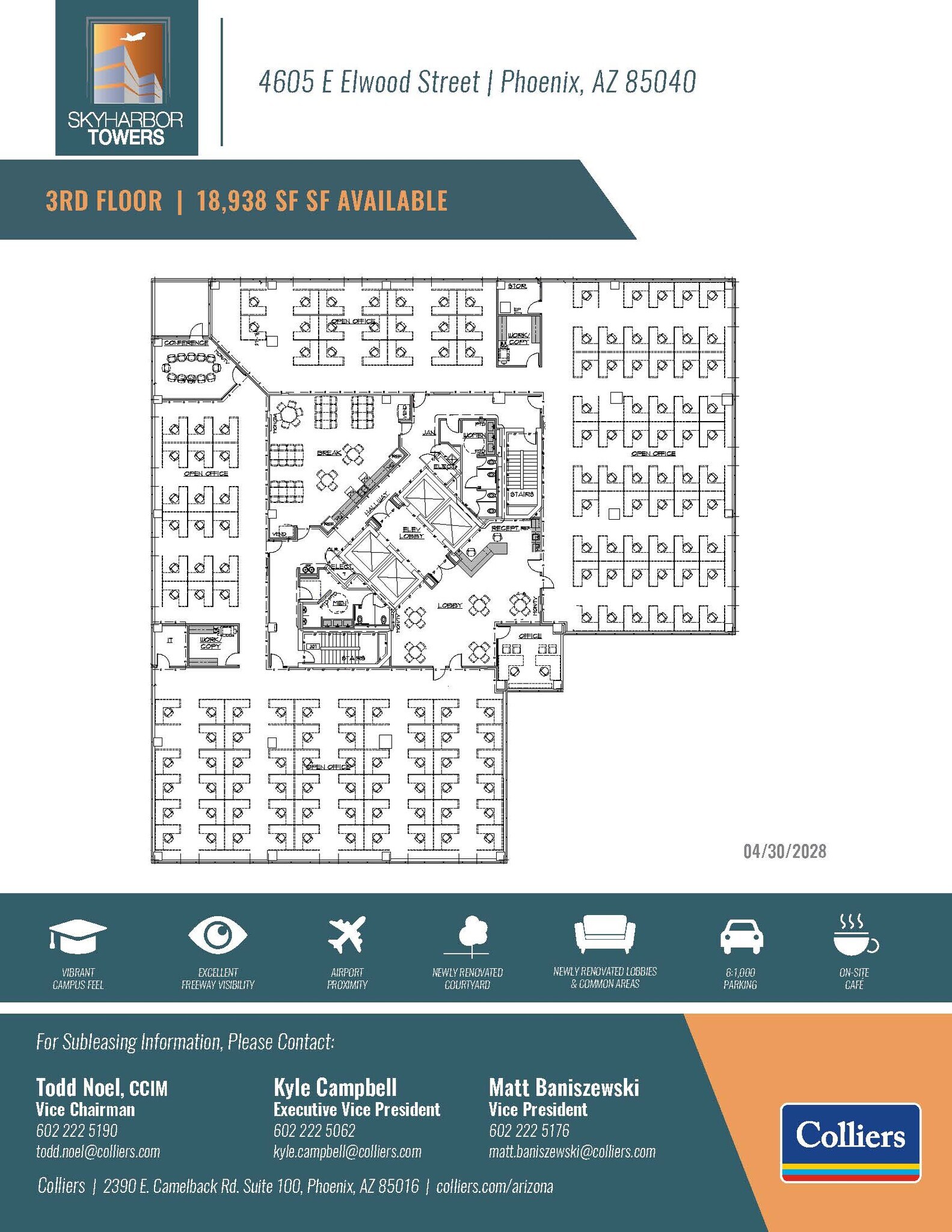 4605 E Elwood St, Phoenix, AZ à louer Plan d’étage– Image 1 sur 1