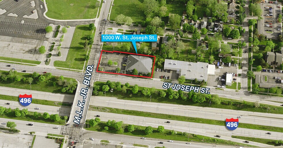 1000 W Saint Joseph St, Lansing, MI à louer - Aérien – Image 2 sur 2