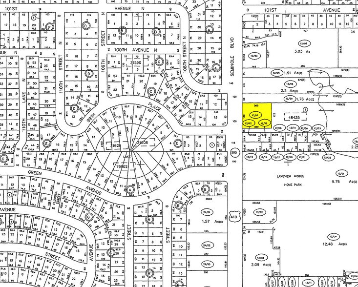 9911 Seminole Blvd, Seminole, FL à louer - Plan cadastral – Image 2 sur 31