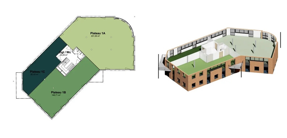 2 Rue Nicolas Appert, Lezennes à louer - Plan d’étage – Image 3 sur 4