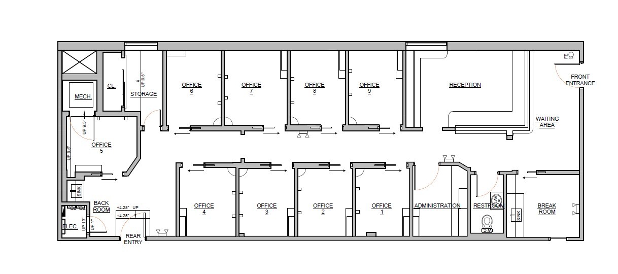 520 Franklin Ave, Garden City, NY à louer Plan d’étage– Image 1 sur 2