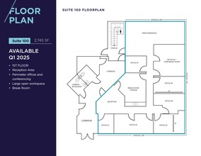 3800 Stillman Pky, Richmond, VA à louer Plan d’étage– Image 1 sur 1