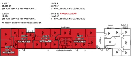 555 W University Dr, Mesa, AZ à vendre Plan d’étage– Image 1 sur 1