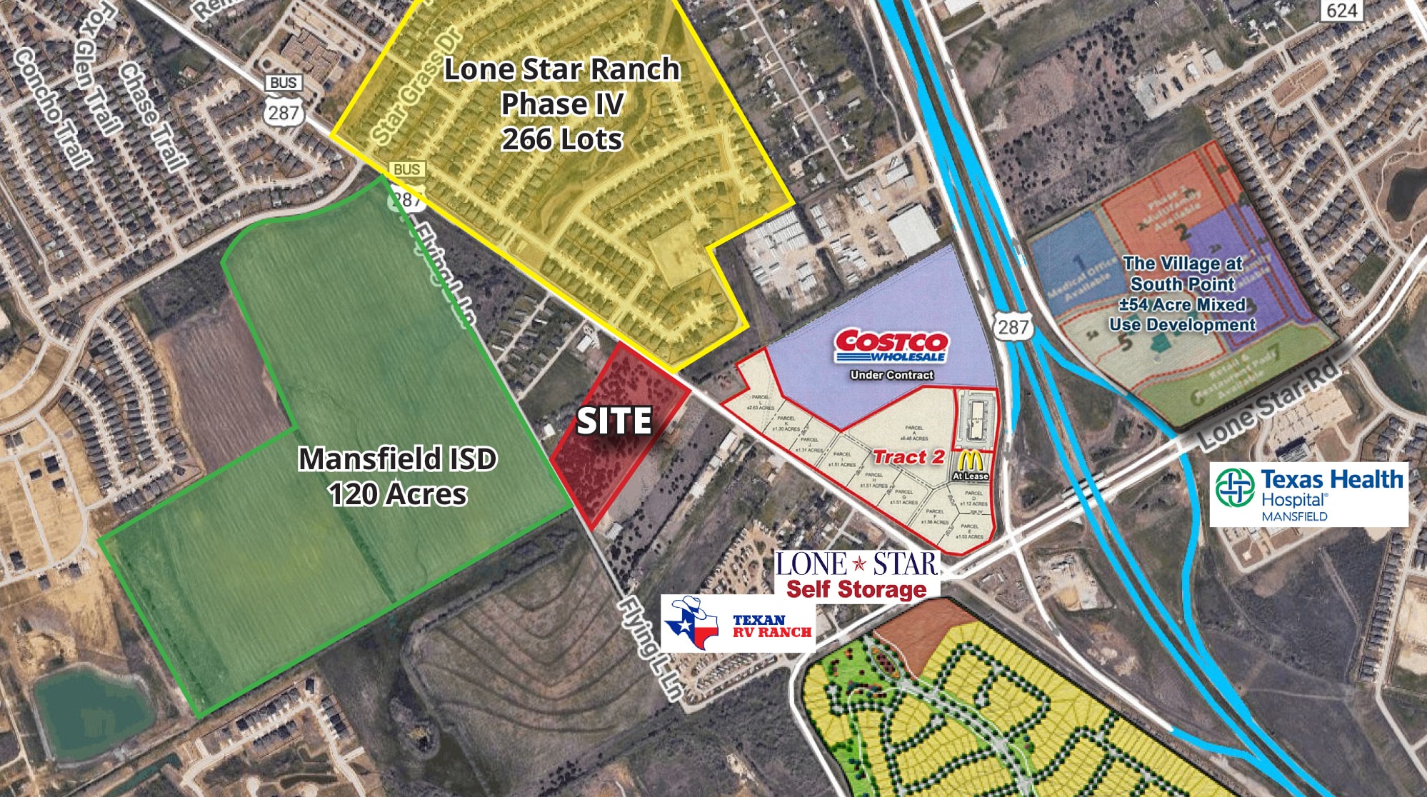 1380 S Main St, Mansfield, TX à vendre Aérien– Image 1 sur 5