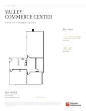 4745 N 7th St, Phoenix, AZ à louer Plan d’étage– Image 1 sur 1