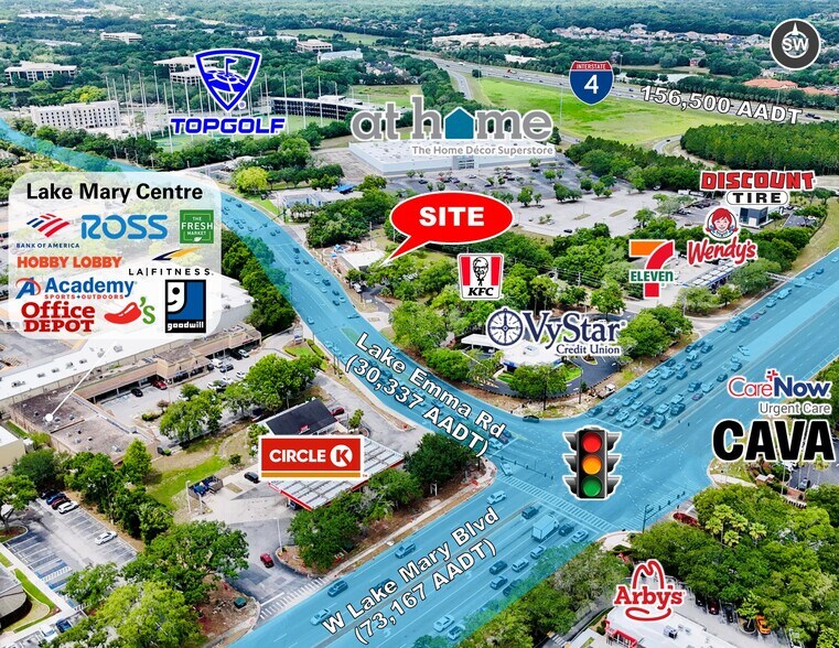 3850 Lake Emma Rd, Lake Mary, FL à louer - Aérien – Image 1 sur 4