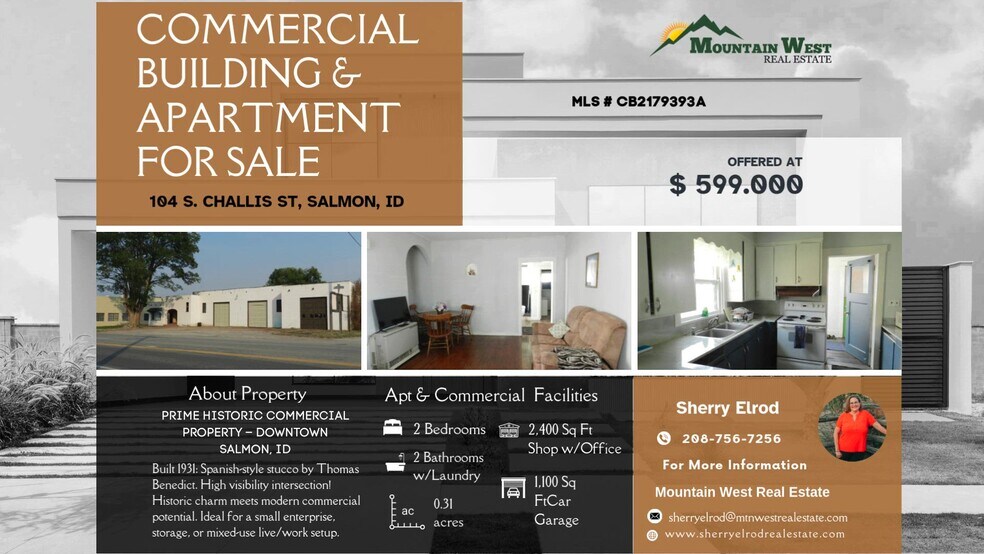 104 Challis St, Salmon, ID à vendre - Vidéo sur l’annonce professionnelle – Image 2 sur 58