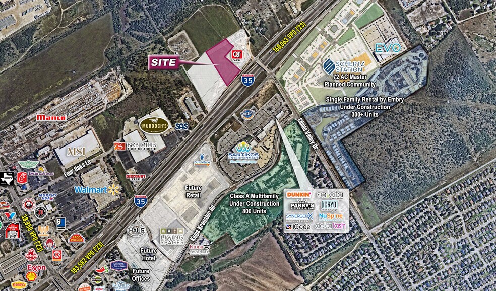 Cibolo Valley Dr, Schertz, TX à vendre - Aérien – Image 2 sur 3