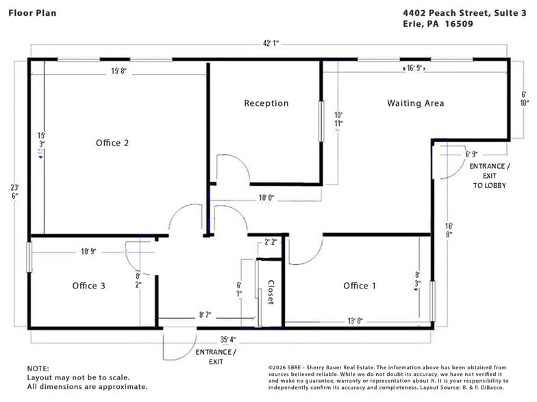 4402 Peach St, Erie, PA à louer - Plan d’étage – Image 2 sur 12