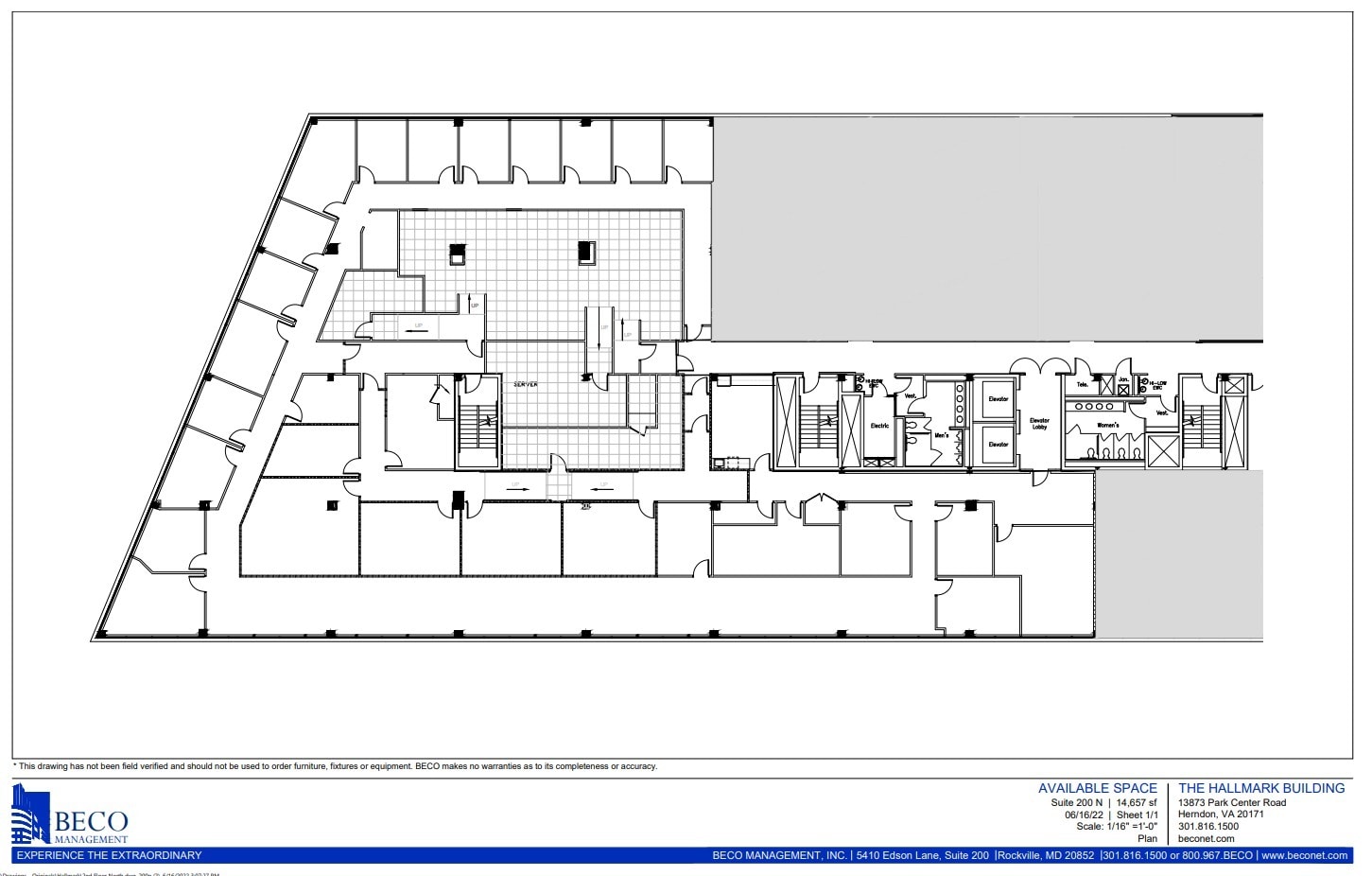 13873 Park Center Rd, Herndon, VA à louer Plan d’étage– Image 1 sur 1