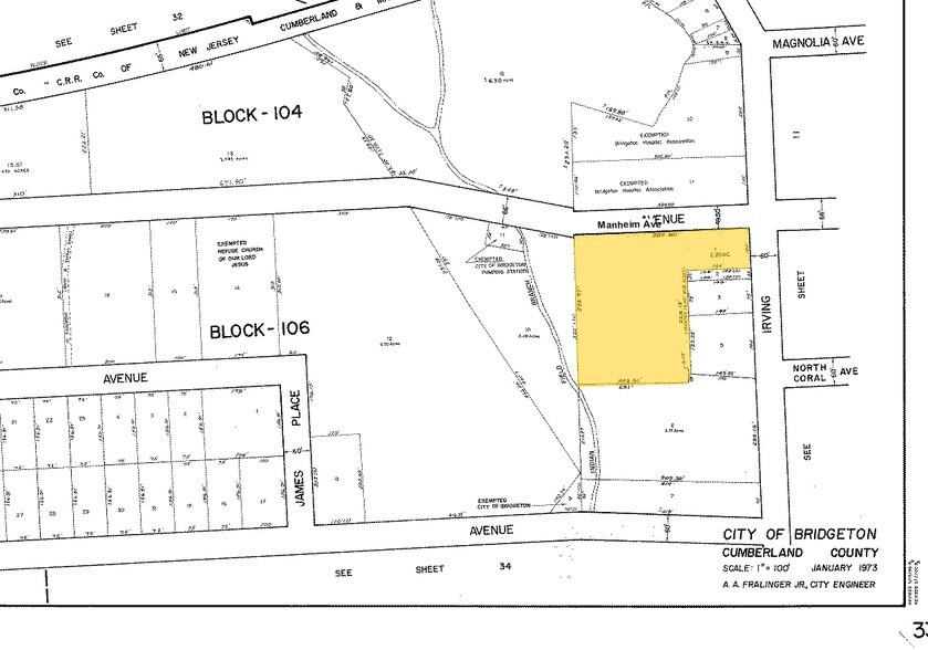 105 Manheim Ave, Bridgeton, NJ à louer - Plan cadastral – Image 2 sur 104