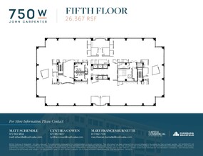 750 W John Carpenter Fwy, Irving, TX à louer Plan d’étage– Image 1 sur 1