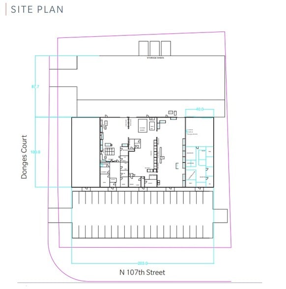 9434-9450 N 107th St, Milwaukee, WI à vendre - Plan de site – Image 2 sur 2