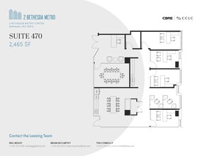 2 Bethesda Metro Ctr, Bethesda, MD à louer Plan d’étage– Image 1 sur 10