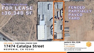 Plus de détails pour 17474 Catalpa St, Hesperia, CA - Terrain à louer