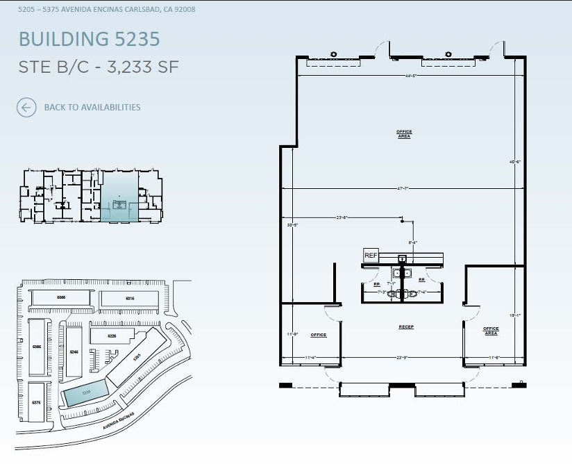 5205 Avenida Encinas, Carlsbad, CA à louer Plan d’étage– Image 1 sur 1