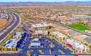 10180-10210 W Happy Valley Rd, Peoria, AZ - VUE AÉRIENNE  vue de carte - Image1