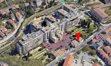 Rue Auguste Broussonnet, Montpellier, HER - Vue aérienne  vue de carte