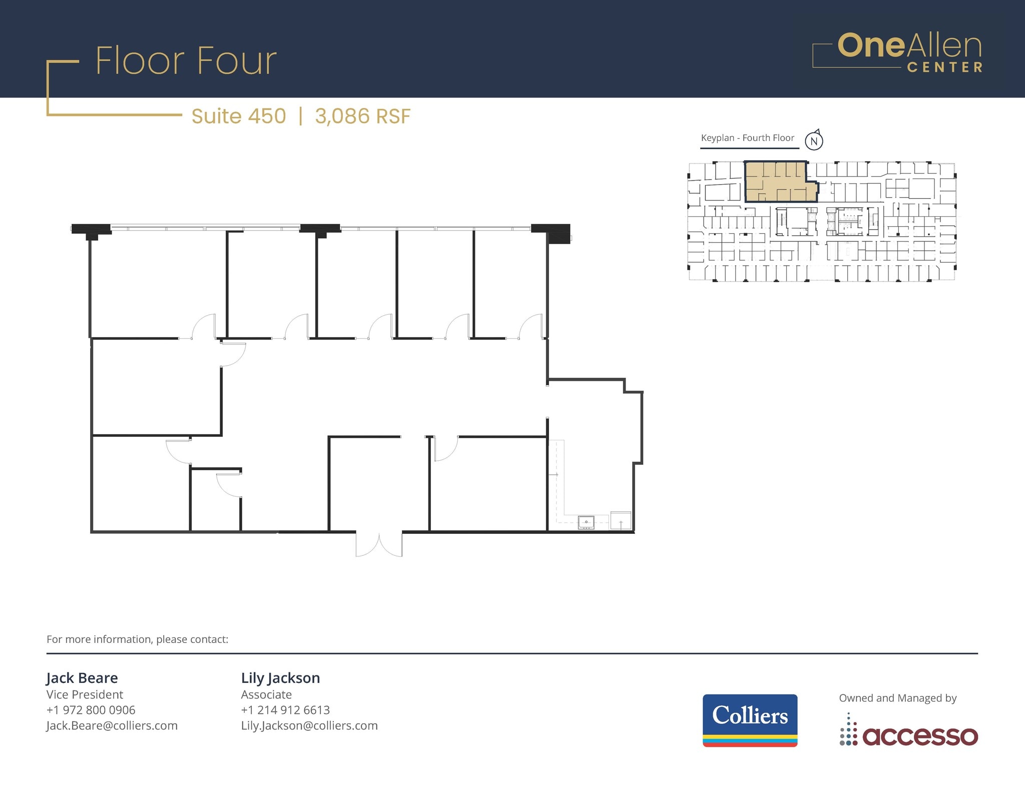 700 Central Expy S, Allen, TX à louer Plan d’étage– Image 1 sur 1