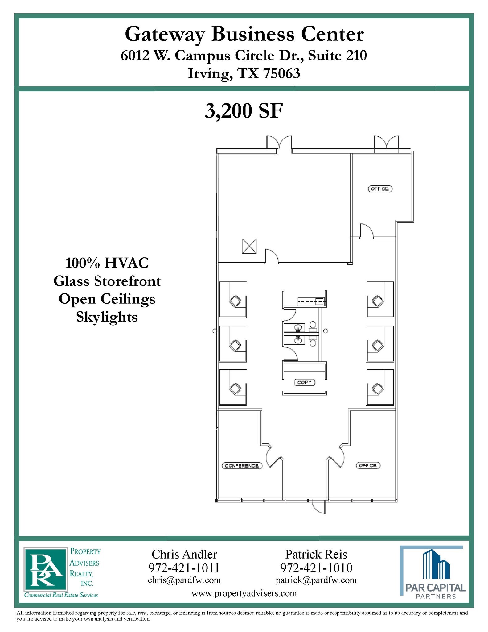 6012 Campus Circle Dr W, Irving, TX à louer Plan d’étage– Image 1 sur 2