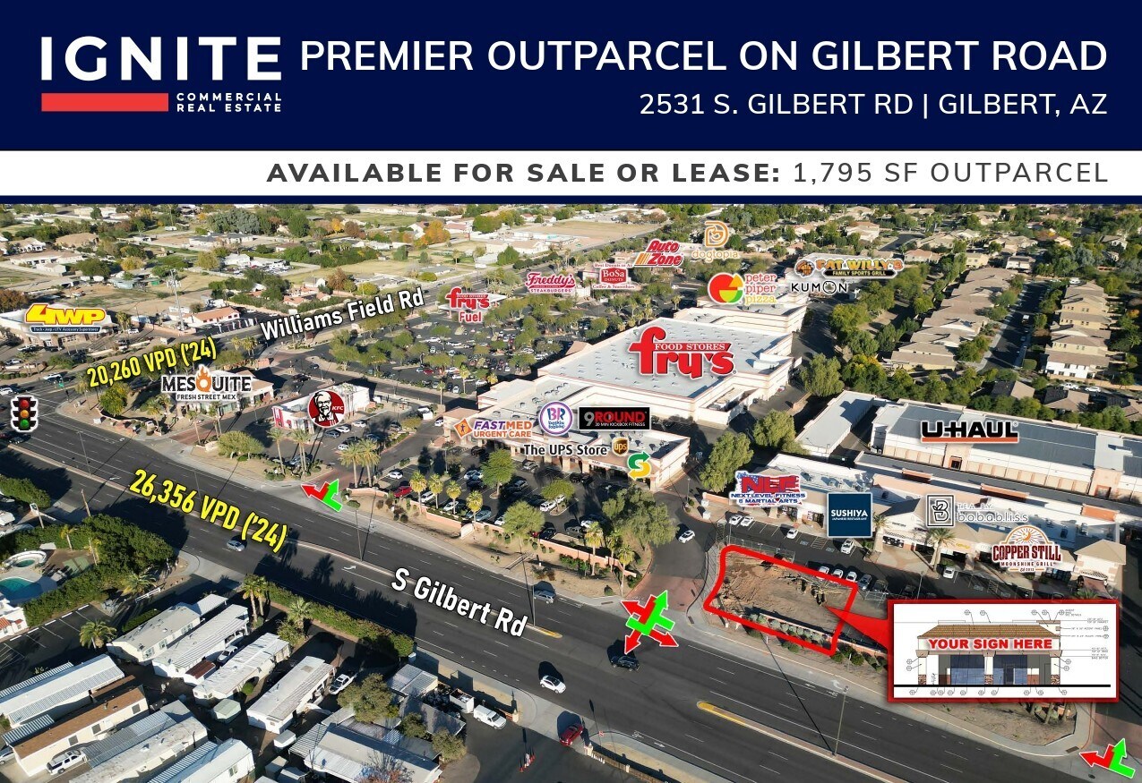 SEC Gilbert & Williams Field Rd, Gilbert, AZ à vendre Photo principale– Image 1 sur 7