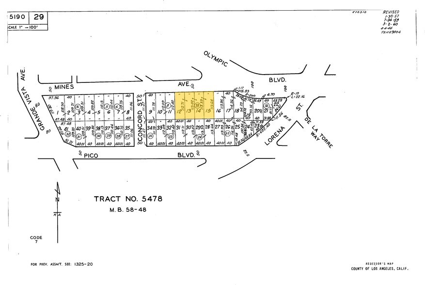 3264 Mines Ave, Los Angeles, CA à louer - Plan cadastral – Image 3 sur 3