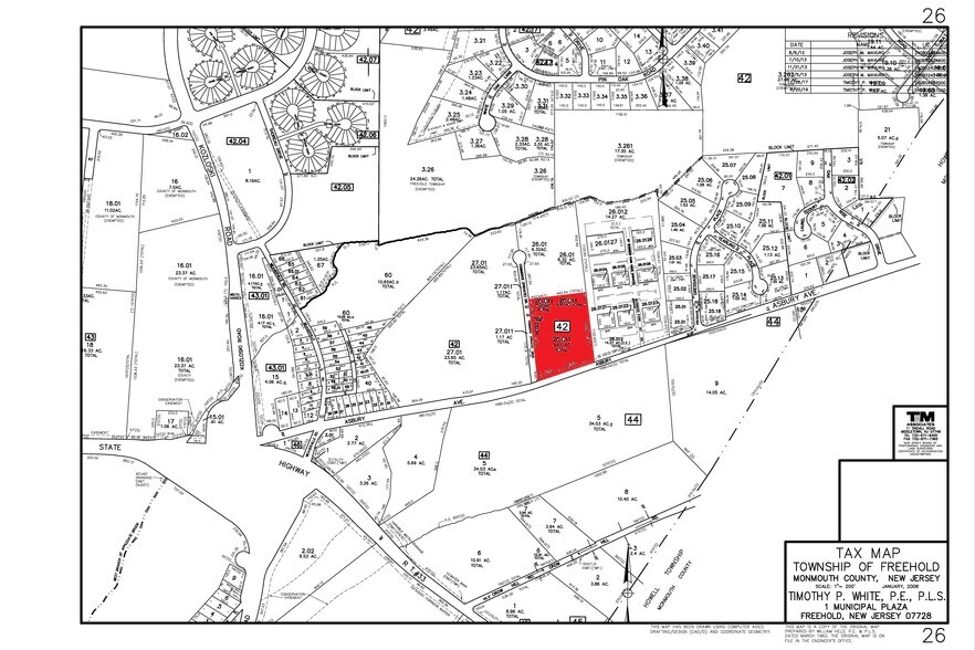 100 Commerce Dr, Freehold, NJ à louer - Plan cadastral – Image 3 sur 27