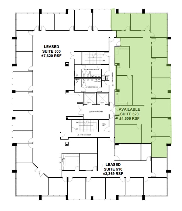 3880 Lemon St, Riverside, CA à louer Plan d’étage– Image 1 sur 1
