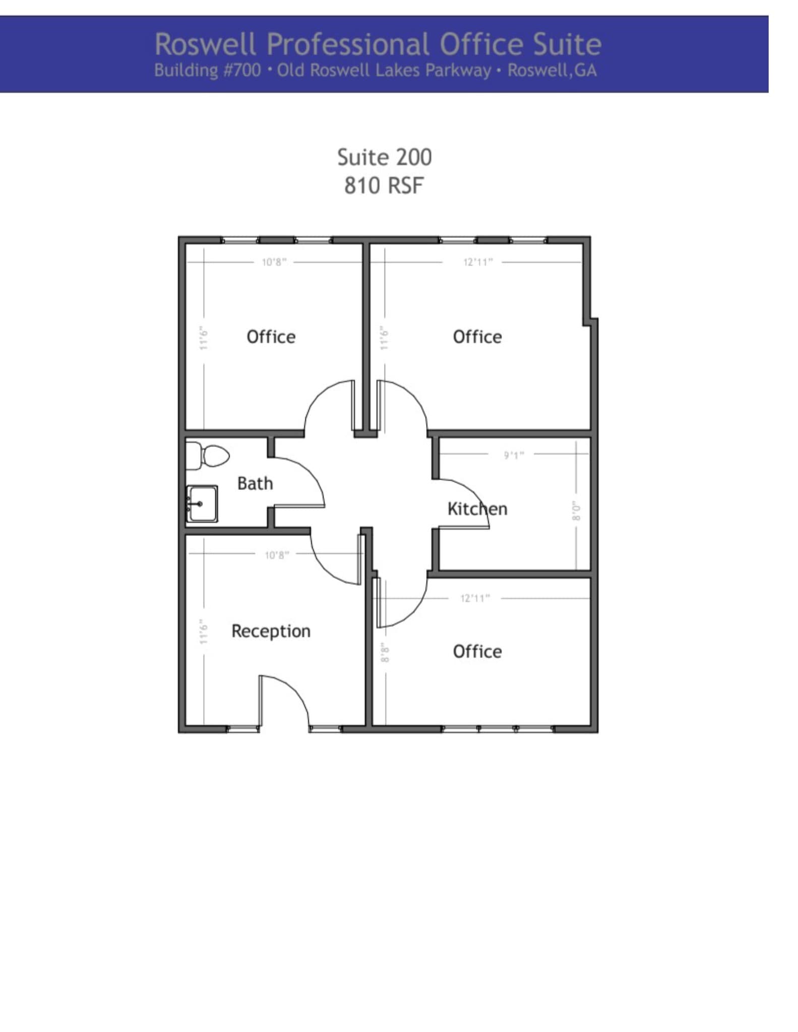 700 Old Roswell Lakes Pky, Roswell, GA à louer Plan de site– Image 1 sur 1