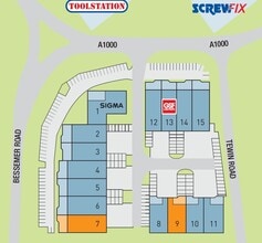Little Mundells, Welwyn Garden City à louer Plan de site– Image 1 sur 3