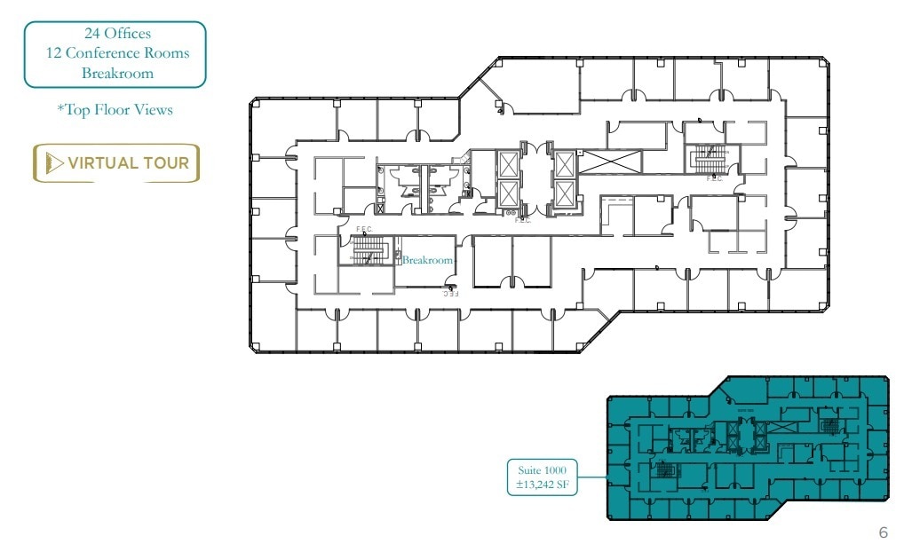 1 Almaden Blvd, San Jose, CA à louer Plan d’étage– Image 1 sur 1